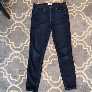 PAIGE Women's Midnight Blue Skinny Jeans